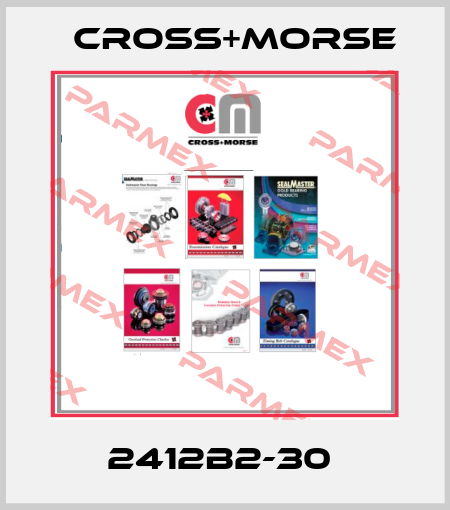 2412B2-30  Cross+Morse