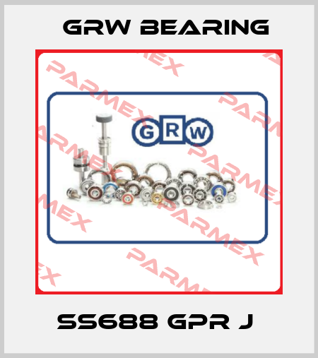 SS688 GPR J  GRW Bearing