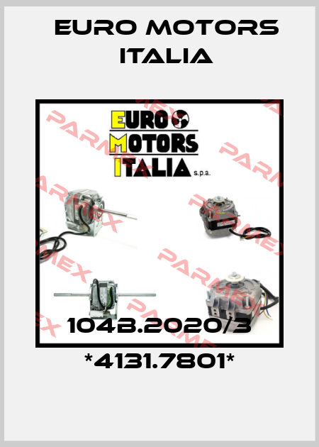 104B.2020/3 *4131.7801* Euro Motors Italia