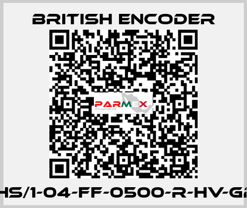 755HS/1-04-FF-0500-R-HV-G2-ST British Encoder