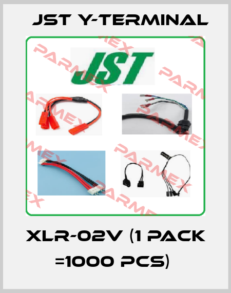 XLR-02V (1 pack =1000 pcs)  Jst Y-Terminal
