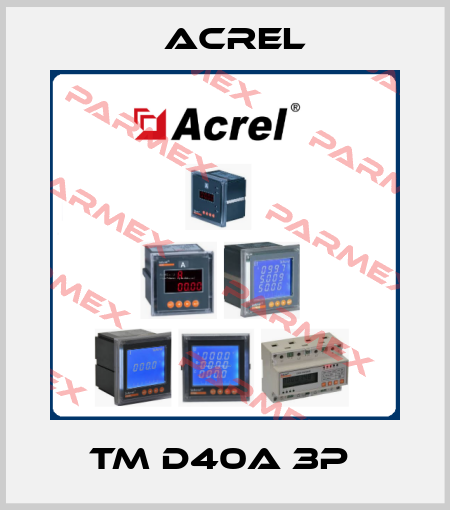 TM D40A 3P  Acrel