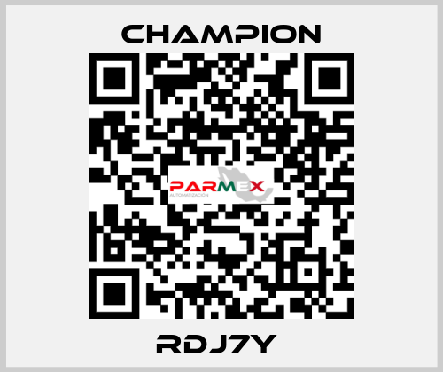 RDJ7Y  Champion