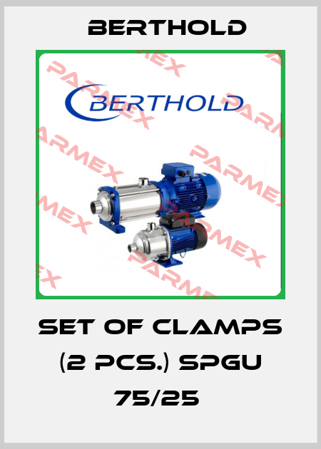 Set of clamps (2 pcs.) SPGU 75/25  Berthold