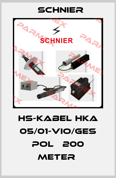 HS-Kabel HKA 05/01-vio/ges Pol   200 meter  SCHNIER
