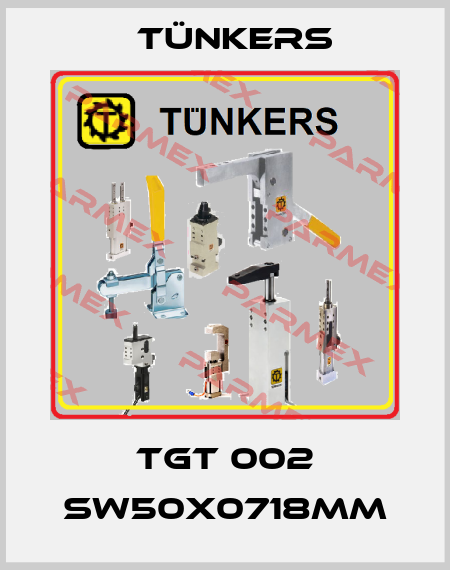 TGT 002 SW50X0718MM Tünkers
