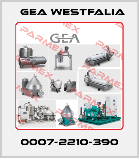 0007-2210-390 Gea Westfalia