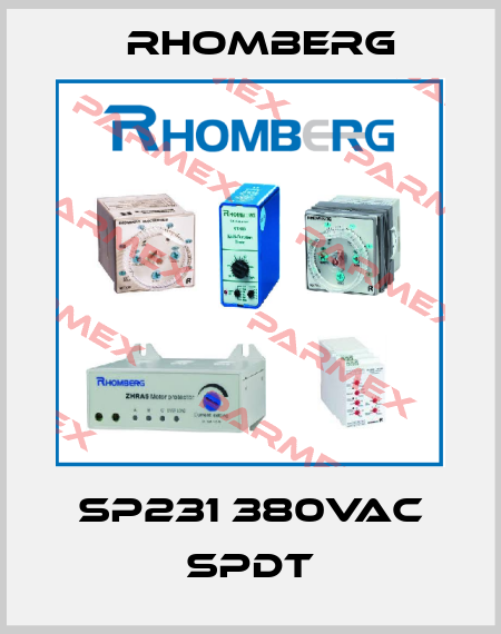 SP231 380VAC SPDT Rhomberg