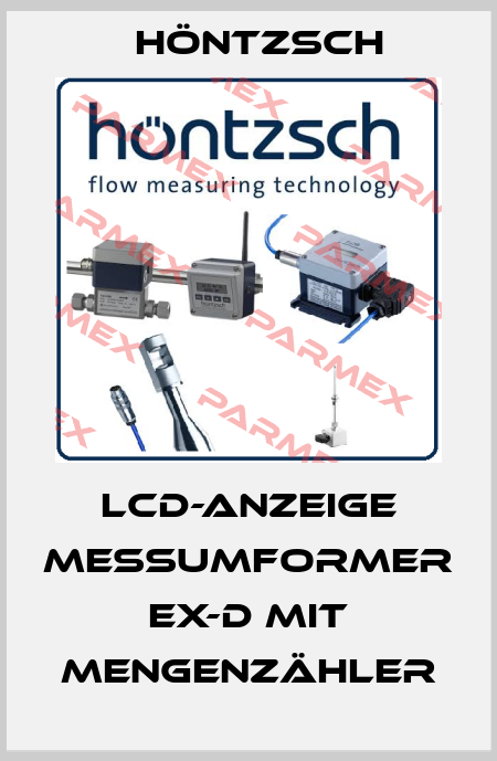 LCD-Anzeige Messumformer Ex-d mit Mengenzähler Höntzsch