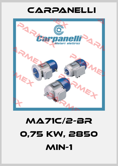 MA71C/2-BR 0,75 KW, 2850 MIN-1 Carpanelli