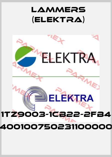 1TZ9003-1CB22-2FB4 (04001007502311000000) Lammers (Elektra)