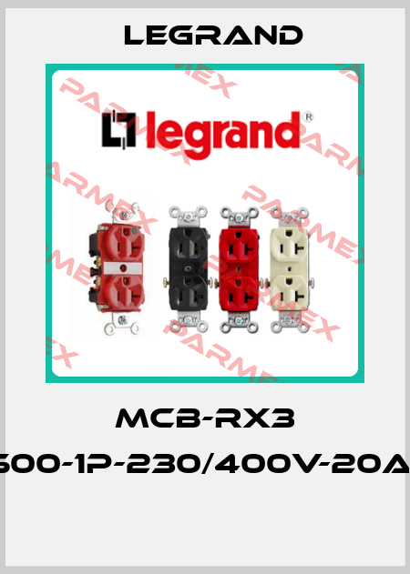 MCB-RX3 4500-1P-230/400V-20A-C  Legrand