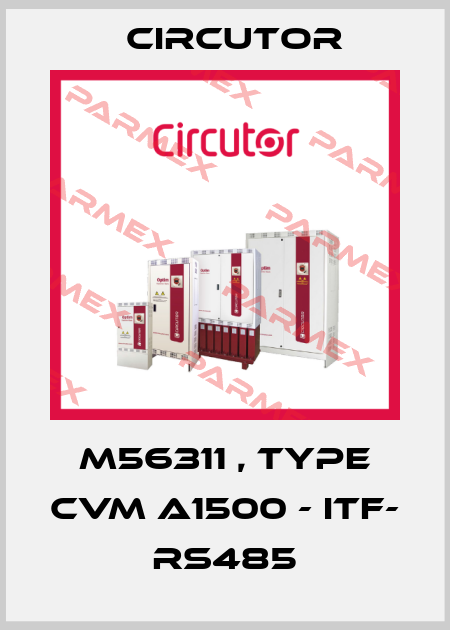 M56311 , type CVM A1500 - ITF- RS485 Circutor