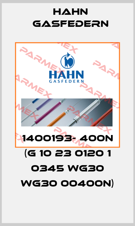 1400193- 400N (G 10 23 0120 1 0345 WG30 WG30 00400N) Hahn Gasfedern