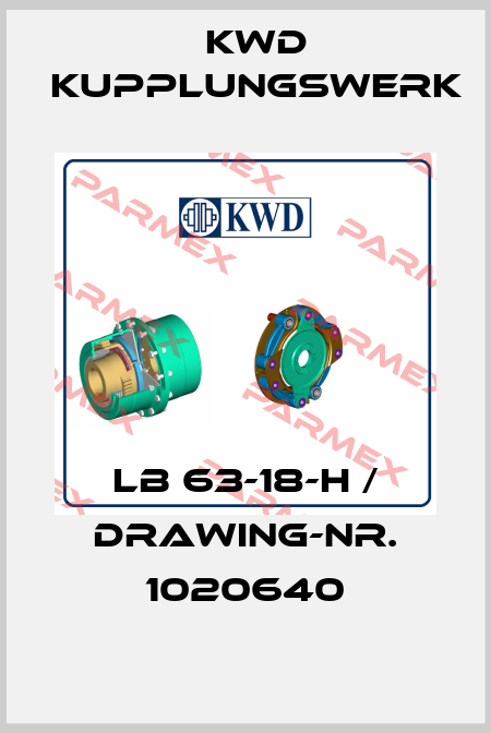 LB 63-18-H / Drawing-Nr. 1020640 Kwd Kupplungswerk