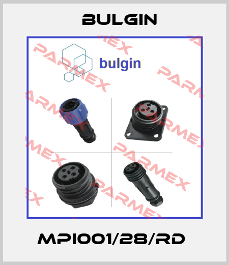 MPI001/28/RD  Bulgin