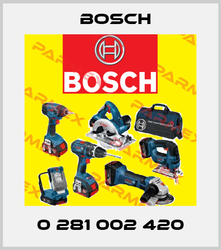 0 281 002 420 Bosch
