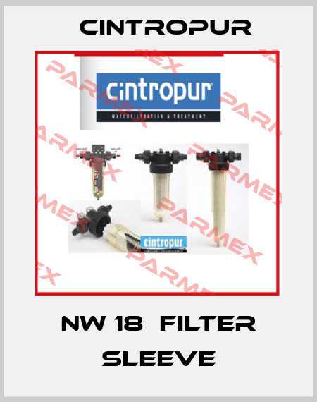 NW 18  Filter sleeve Cintropur