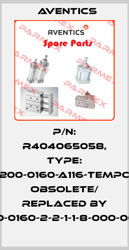 P/N: R404065058, Type: 167-DA-200-0160-A116-Temposonics obsolete/ replaced by ITS-DA-200-0160-2-2-1-1-8-000-00-000-BAS Aventics