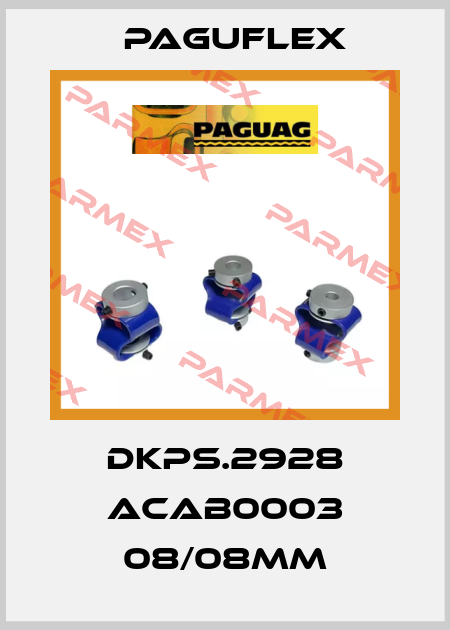 DKPS.2928 ACAB0003 08/08mm Paguflex
