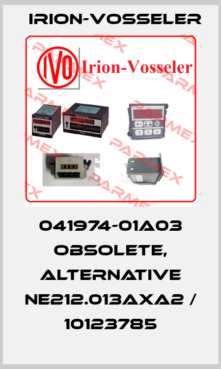 041974-01A03 obsolete, alternative NE212.013AXA2 / 10123785 Irion-Vosseler