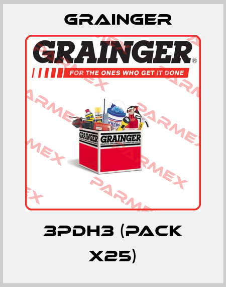 3PDH3 (pack x25) Grainger