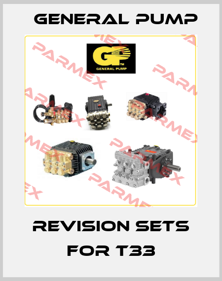 Revision sets for T33 General Pump