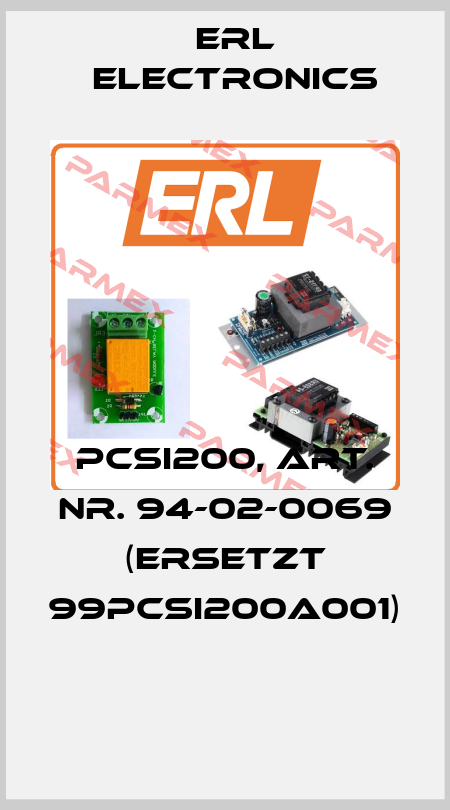 PCSI200, ART. NR. 94-02-0069 (ERSETZT 99PCSI200A001)  ERL Electronics