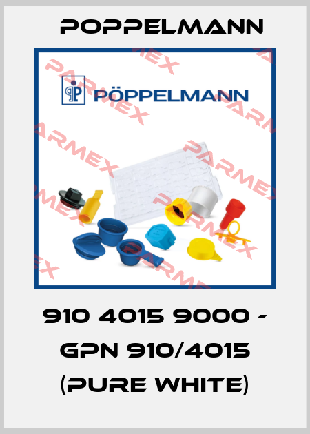 910 4015 9000 - GPN 910/4015 (pure white) Poppelmann