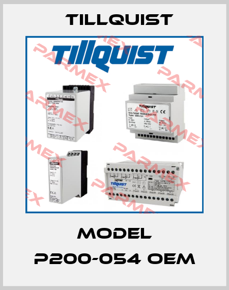 Model P200-054 oem Tillquist