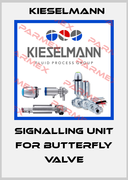 Signalling unit for butterfly valve Kieselmann