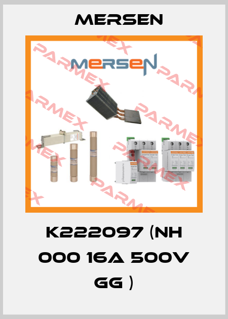 K222097 (NH 000 16A 500V GG ) Mersen