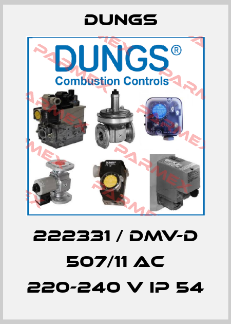 222331 / DMV-D 507/11 AC 220-240 V IP 54 Dungs