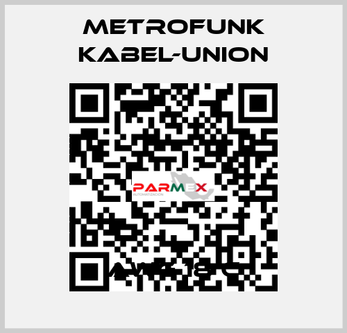AWG 18 C METROFUNK KABEL-UNION