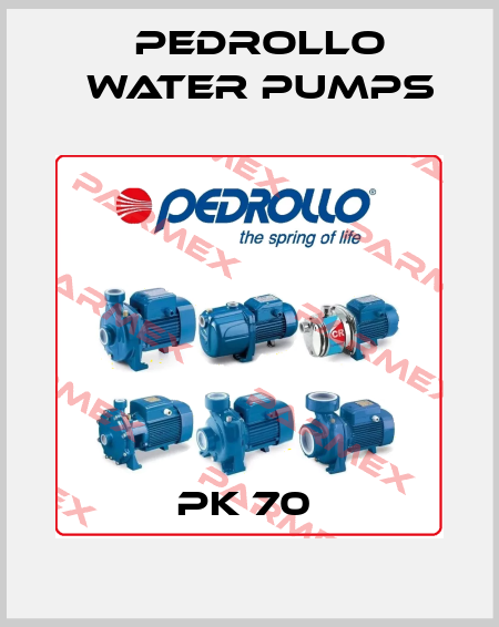 PK 70  Pedrollo Water Pumps
