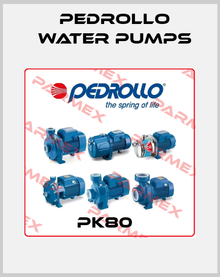 PK80   Pedrollo Water Pumps