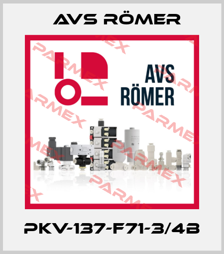 PKV-137-F71-3/4B Avs Römer