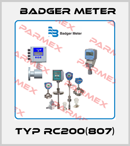 TYP RC200(807) Badger Meter