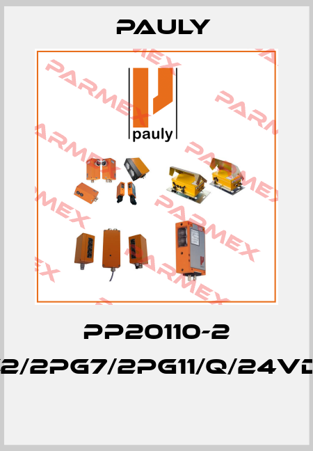 PP20110-2 /E2/2PG7/2PG11/Q/24VDC  Pauly