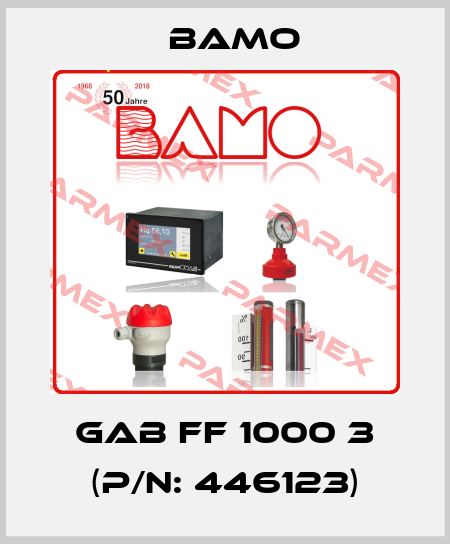 GAB FF 1000 3 (P/N: 446123) Bamo