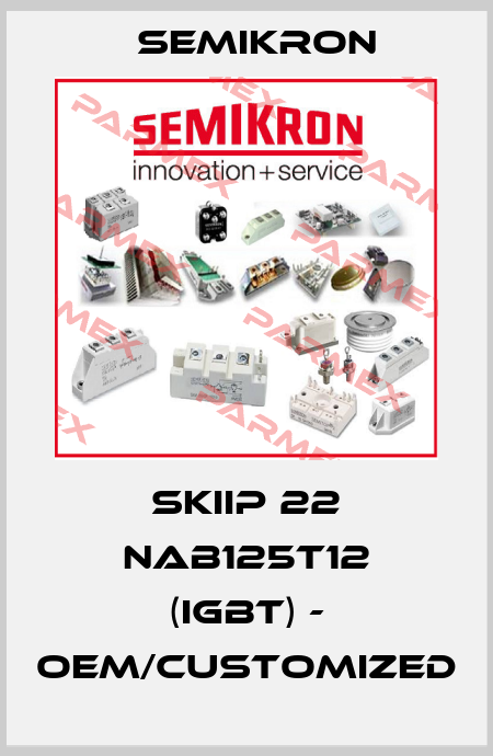 SKiiP 22 NAB125T12 (IGBT) - OEM/customized Semikron