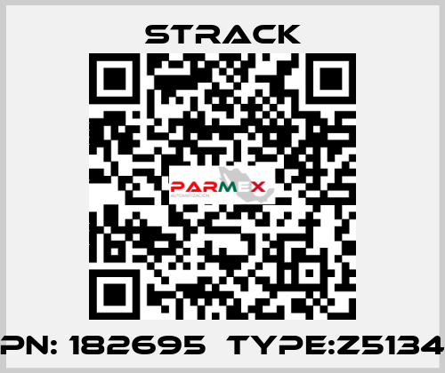 PN: 182695  Type:Z5134 Strack