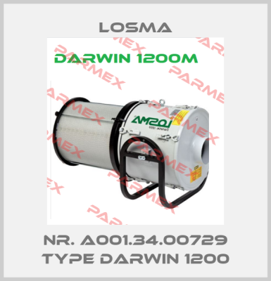 Nr. A001.34.00729 Type Darwin 1200 Losma