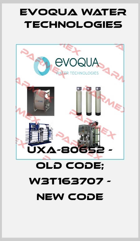 UXA-80652 - old code; W3T163707 - new code Evoqua Water Technologies
