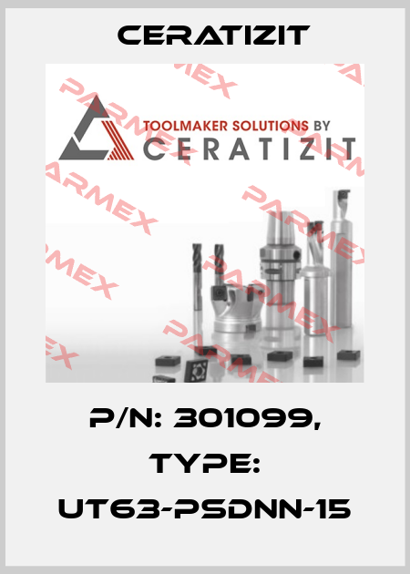 P/N: 301099, Type: UT63-PSDNN-15 Ceratizit