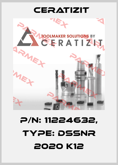 P/N: 11224632, Type: DSSNR 2020 K12 Ceratizit