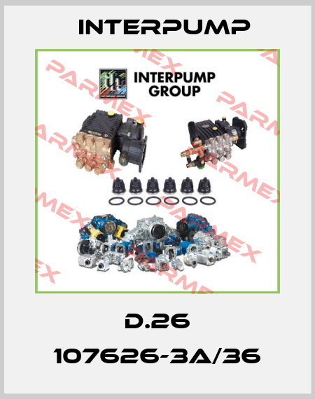 D.26 107626-3A/36 Interpump