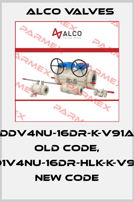DDV4NU-16DR-K-V91A old code, DD1V4NU-16DR-HLK-K-V91A new code Alco Valves