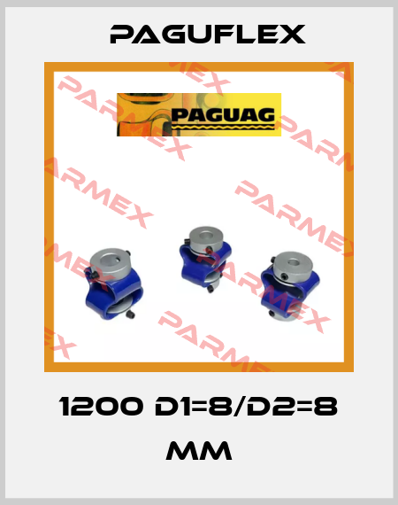 1200 d1=8/d2=8 mm Paguflex