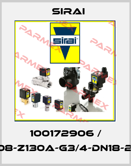 100172906 / L131V08-Z130A-G3/4-DN18-24VAC Sirai